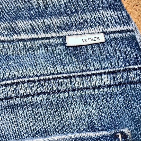 Mother The Looker Graffiti Girl very distressed jeans size 28 - Picture 12 of 16